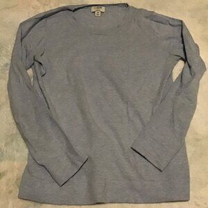 J.Crew Light Blue Teddy Sweater – Cozy & Soft